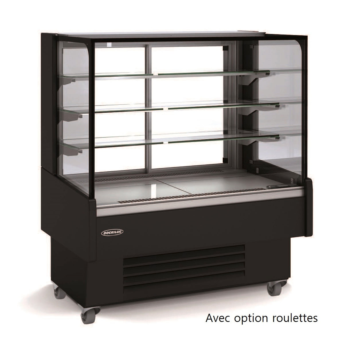Vitrine libre service avec arrière porte vitrée - VVA-6-6-R - CODIGEL