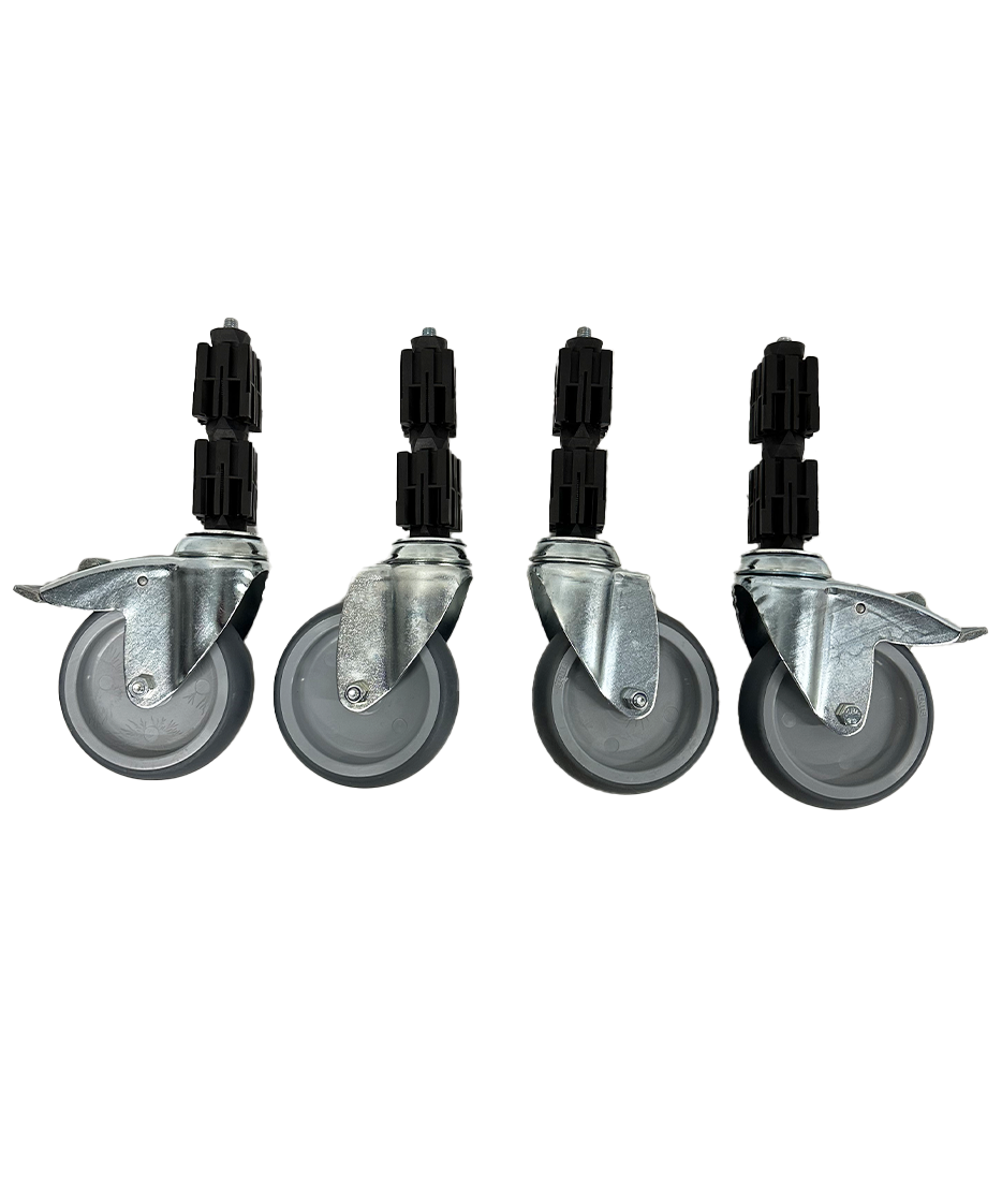 SERIE DE ROUES POUR TABLE 4X - 7003.0554 - COMBISTEEL