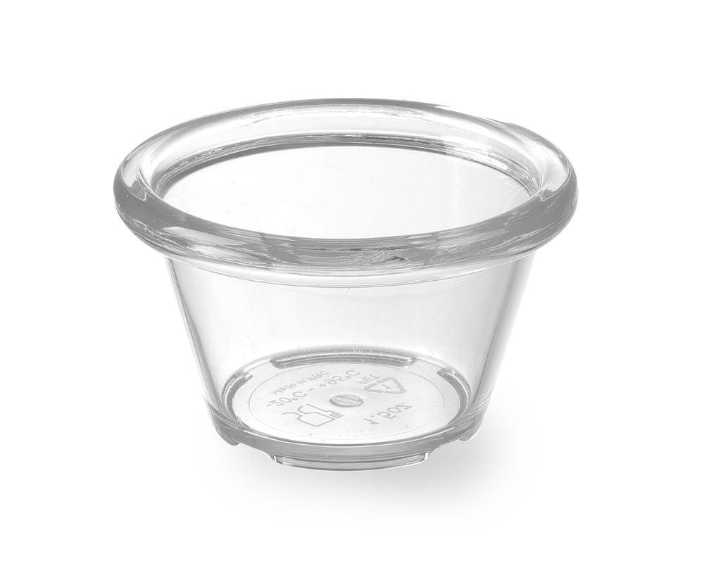 Ramequins - 12 pièces, HENDI, 0,045L, Noir, 12 u., ø60x(H)35mm