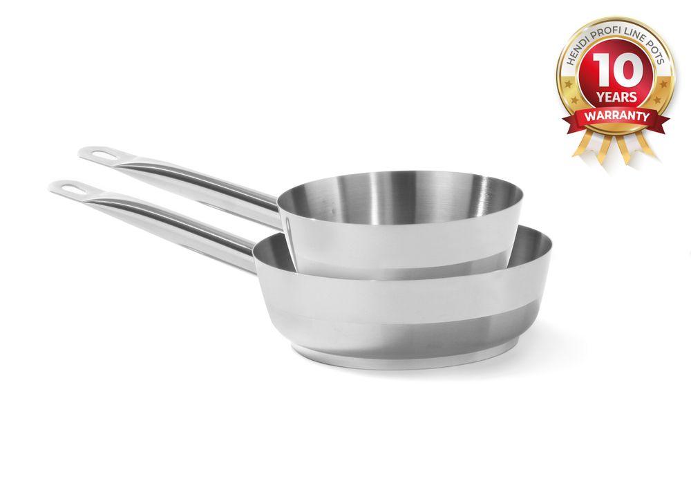 Sauteuse conique - sans couvercle, HENDI, Profi Line, 1,5L, ø200x(H)60mm