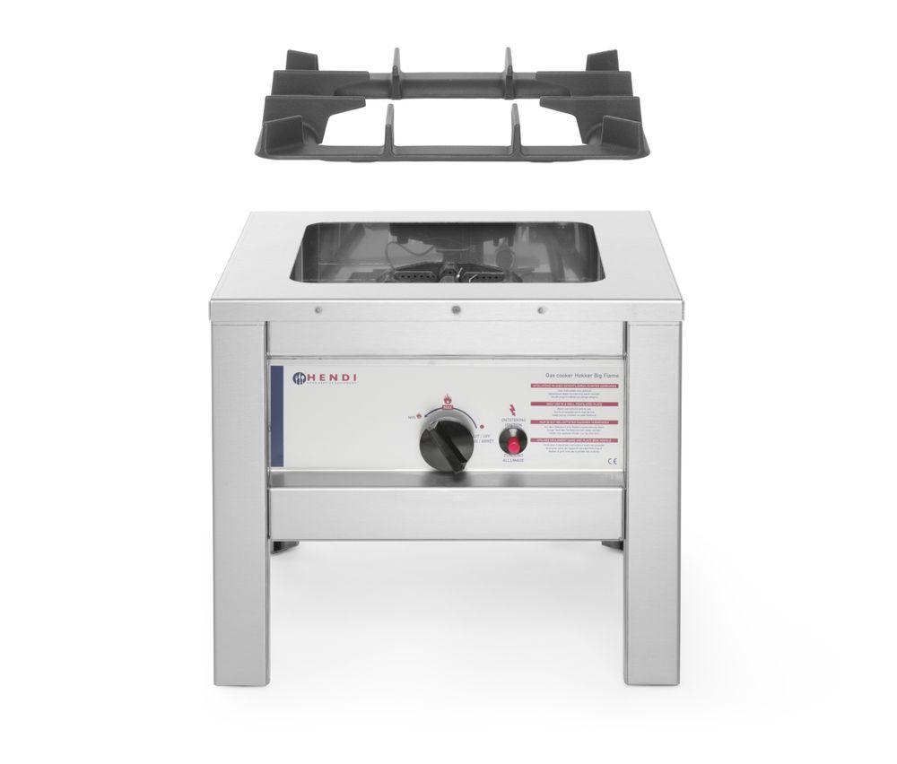 Réchaud à gaz Profi Line, HENDI, Profi Line, 6,7kW, 425x425x(H)400mm