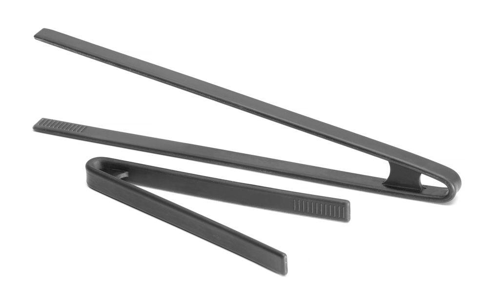 Pince en silicone pour cuisiner, HENDI, Noir, (L)290mm