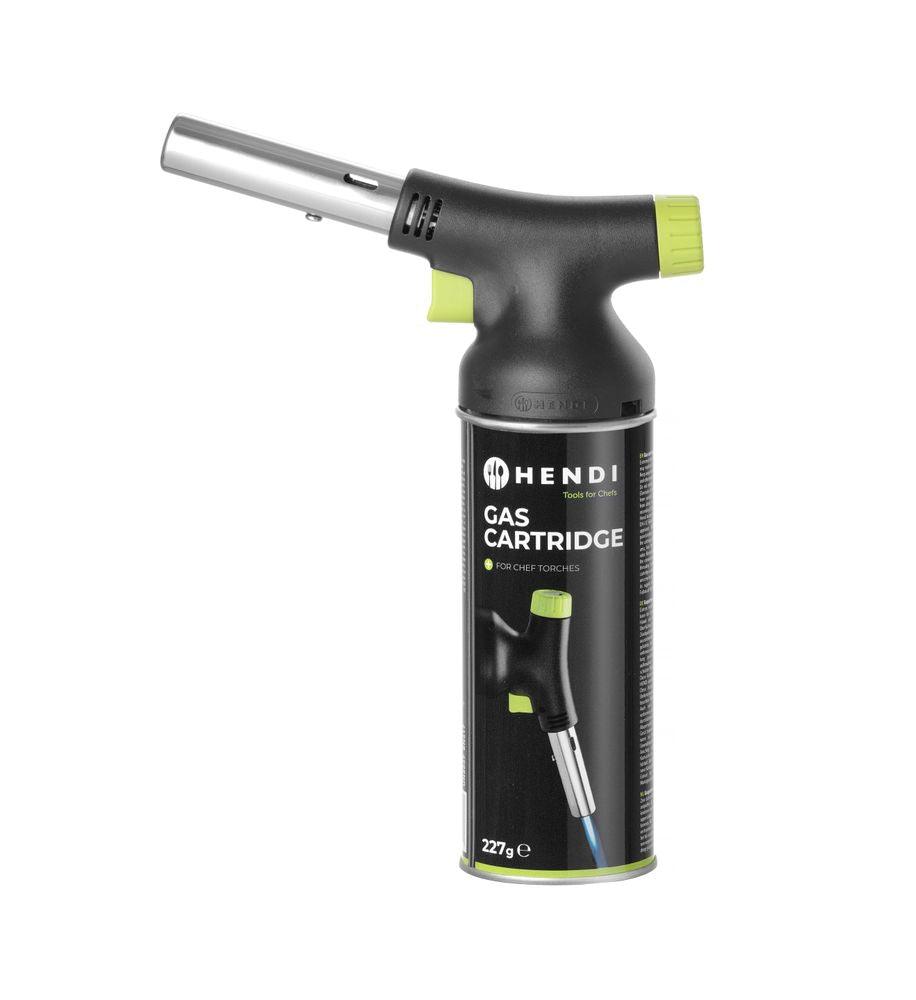 Chalumeau de cuisine HENDI Jet – set avec avec cartouche, HENDI, 175x68x(H)260mm