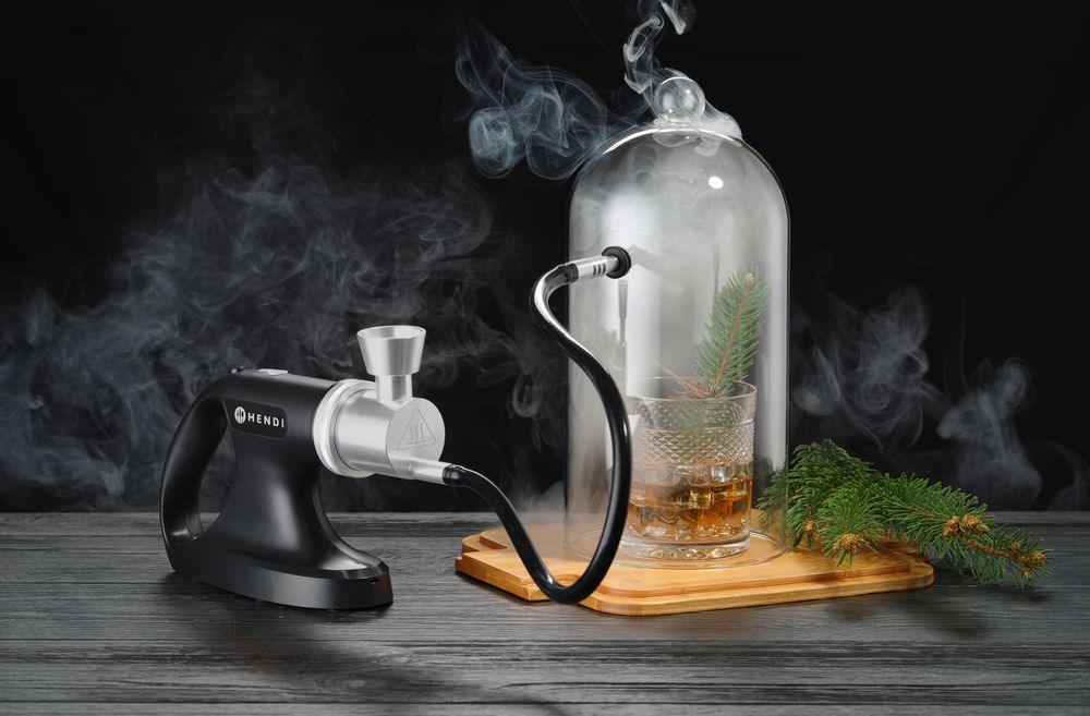 Pistolet à fumer - fumoir à 3 vitesses, HENDI, 215x70x(H)160mm