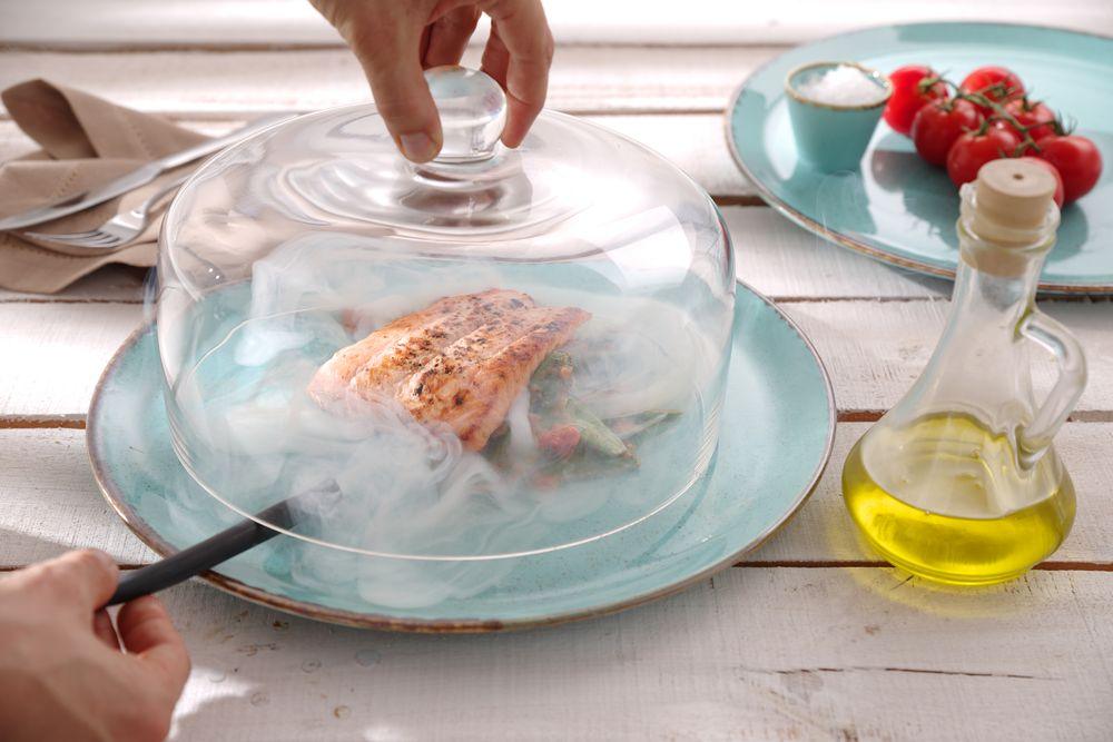 Cloche en verre, HENDI, ø275x(H)140mm