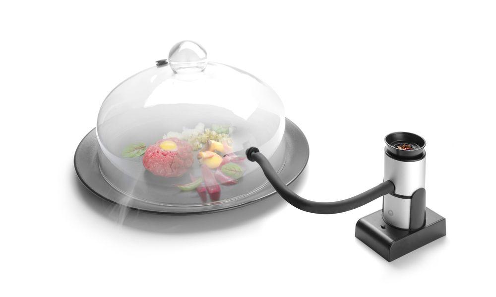 Cloche en verre avec aération, HENDI, Cloche cocktail, ø130x(H)282mm