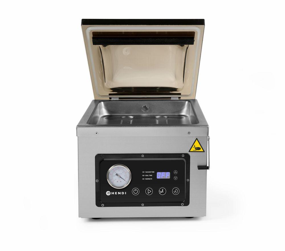 Machine à emballer sous vide avec chambre Profi Line 300, HENDI, Profi Line, bande de soudure 300 mm, 230V/950W, 359x425x(H)366mm