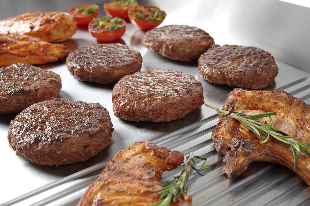 Grill rainuré 1/3, HENDI, Profi Line, 2/3 lisse, 1/3 rainuré, 230V/3500W, 720x530x(H)250mm