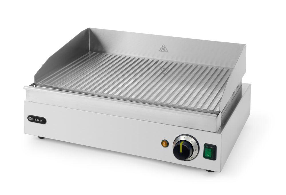 Grill rainuré, HENDI, Profi Line, rainuré, 230V/2400W, 550x420x(H)240mm