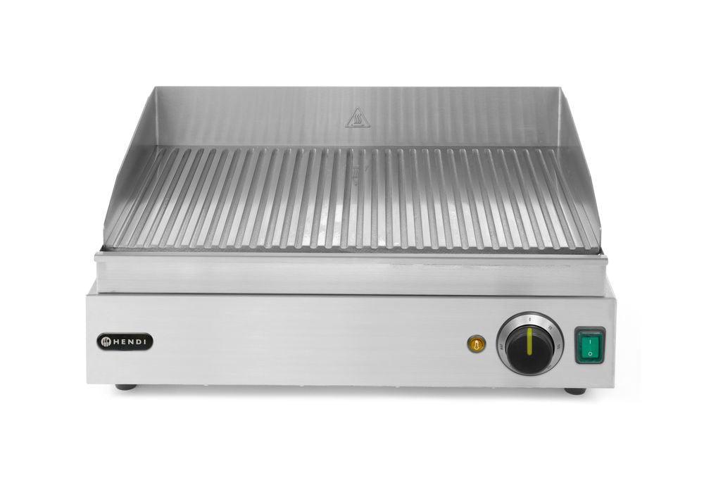 Grill rainuré, HENDI, Profi Line, rainuré, 230V/2400W, 550x420x(H)240mm