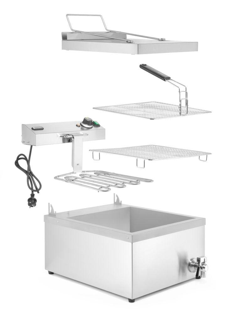 Friteuse à beignets 12 L, HENDI, 12L, 230V/3500W, 630x860x(H)360mm