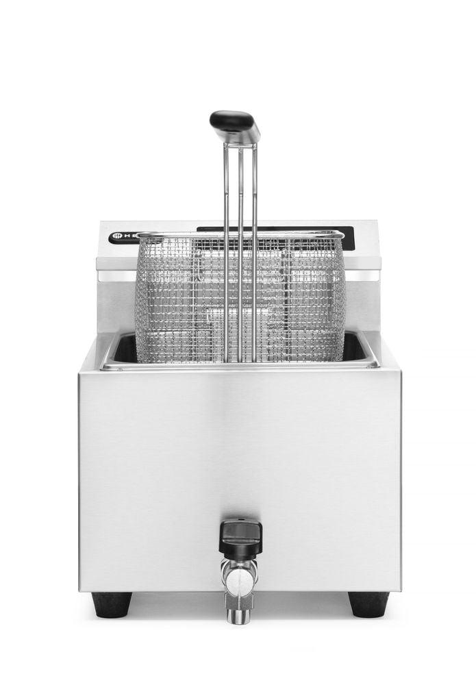 Friteuse Profi Line avec robinet de vidange numérique - 8 l, HENDI, Profi Line, 8L, 230V/3500W, 300x515x(H)345mm