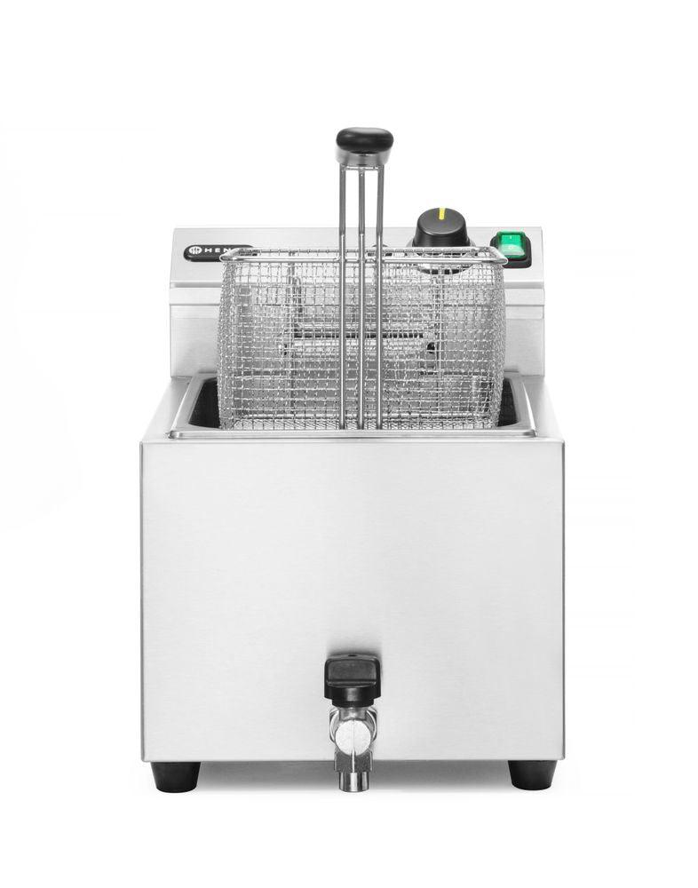 Friteuse Profi Line avec robinet de vidange - 10L - 400V, HENDI, Profi Line, 10L, 400V/6600W, 302x687x(H)375mm