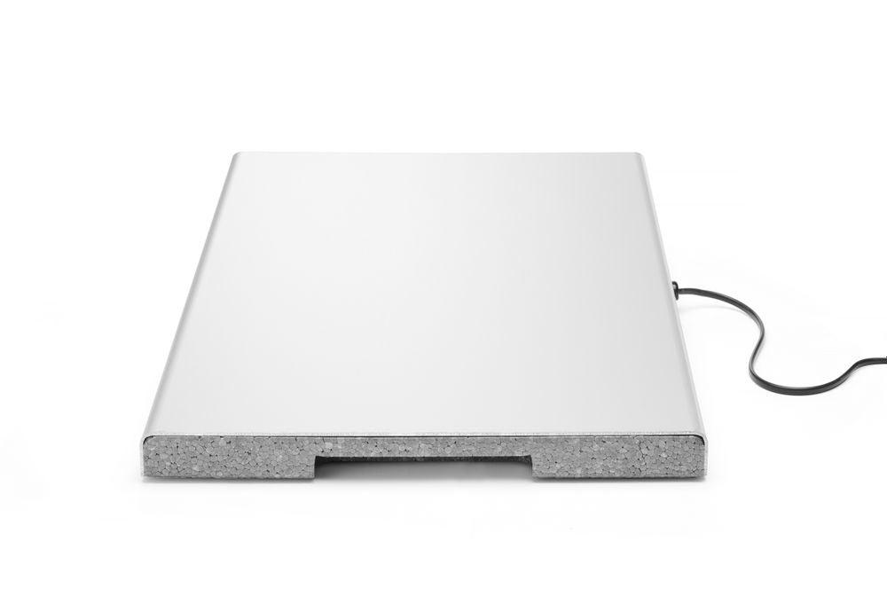 Plaque chauffe-plat, HENDI, 230V/190W, 530x325x(H)30mm