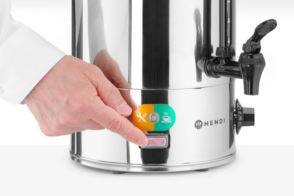 Distributeur à boissons chaudes, HENDI, 18L, 230V/2200W, 387x267x(H)595mm