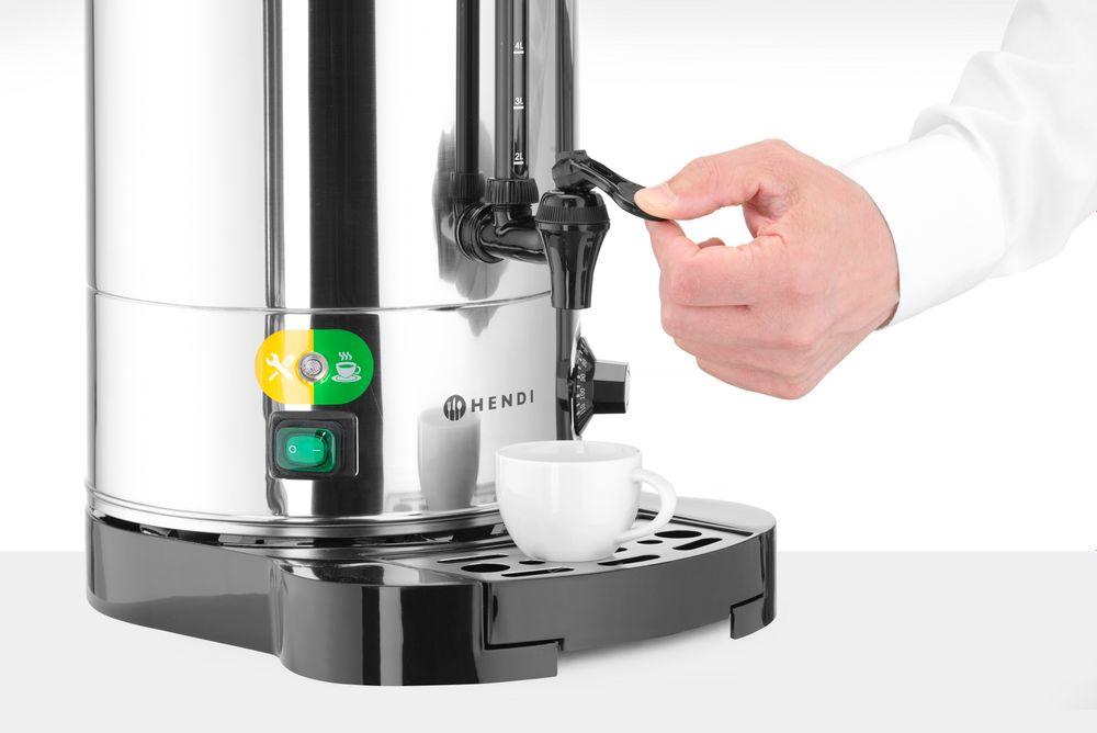 Distributeur à boissons chaudes à double paroi, HENDI, 18L, 230V/2200W, 386x393x(H)641mm