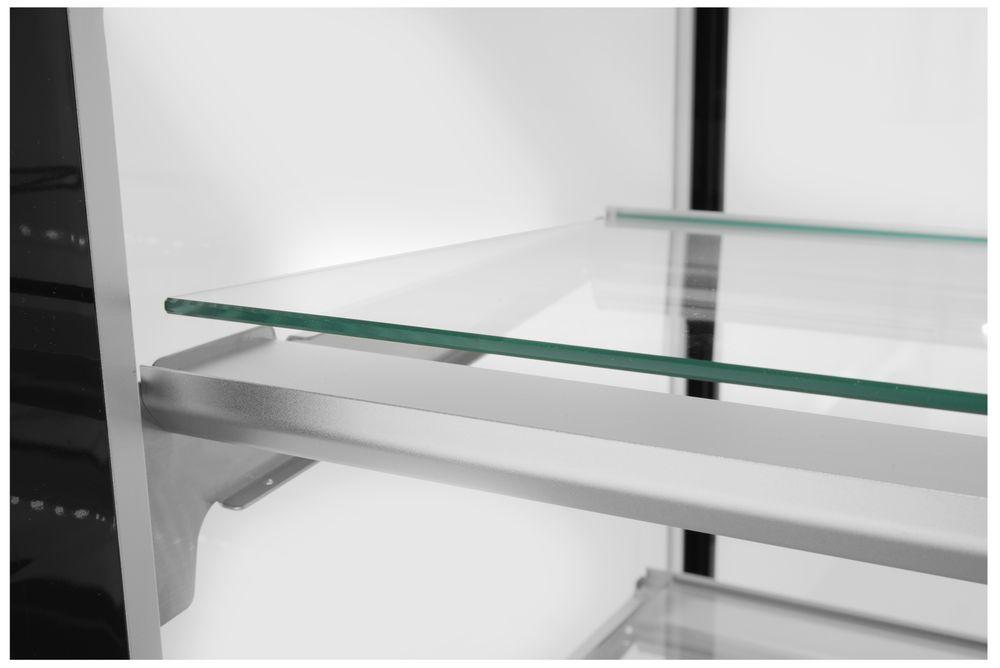 Vitrine réfrigérée avec 2 étagères, Arktic, 410L, 230V/490W, 1215x675x(H)1210mm