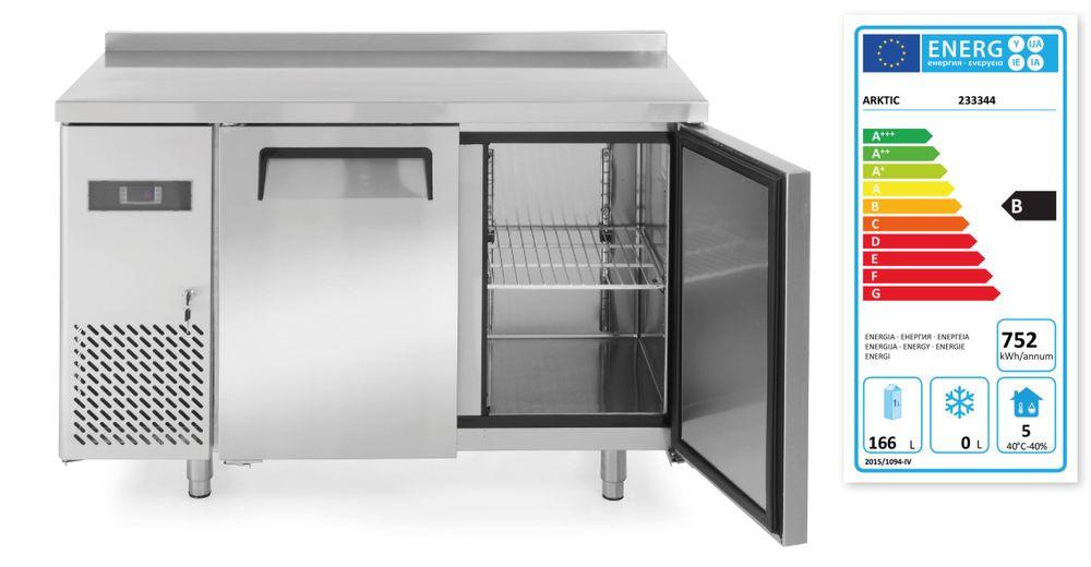Réfrigérateur comptoir avec deux portes Kitchen Line 220L, Arktic, Kitchen Line, 166L, 230V/300W, 1200x600x(H)800mm