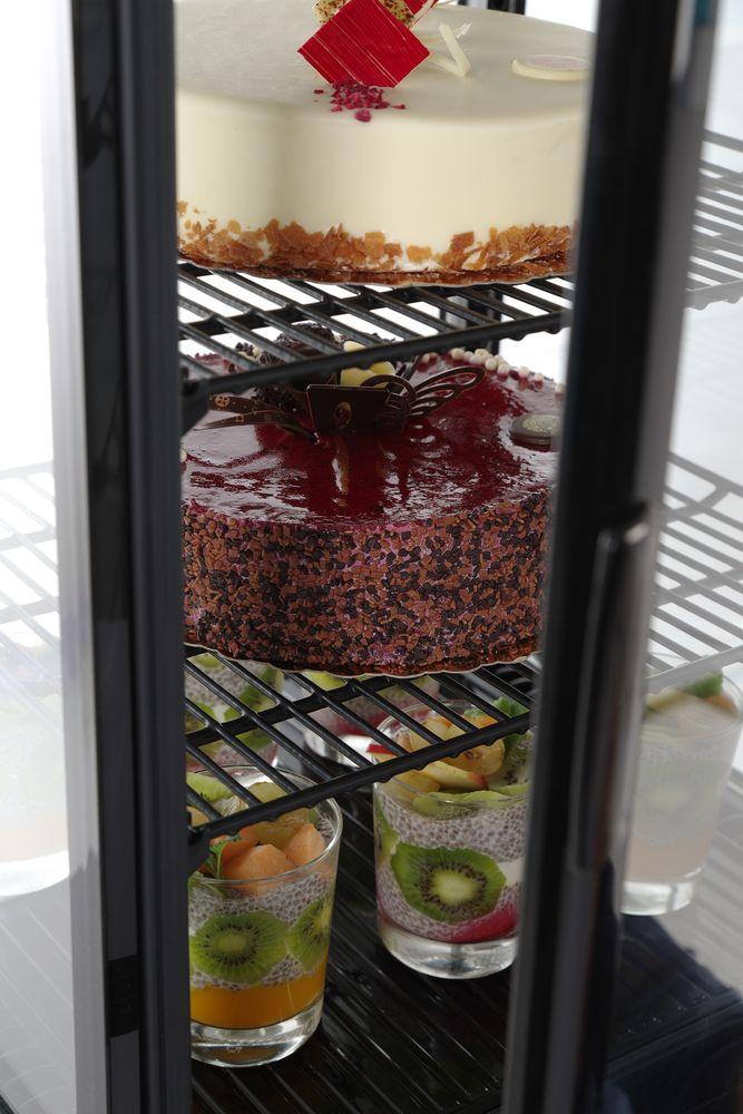 Vitrine de table, 78 litres, Arktic, Blanc, 230V/170W, 452x406x(H)966mm