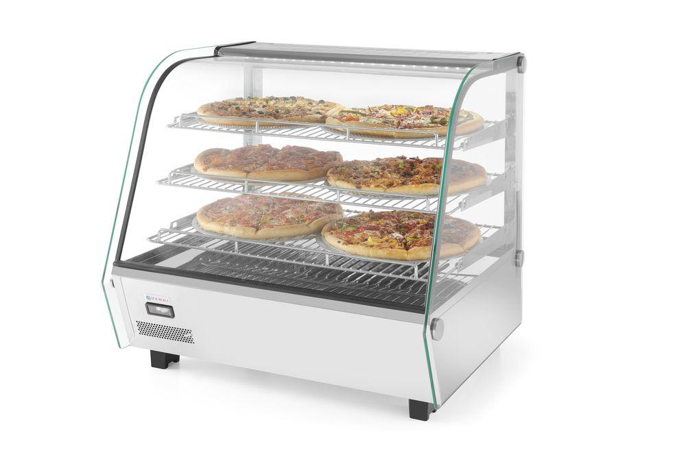 Vitrine de table chauffante trois niveaux, HENDI, 120 litres, 230V/1100W, 678x568x(H)686mm