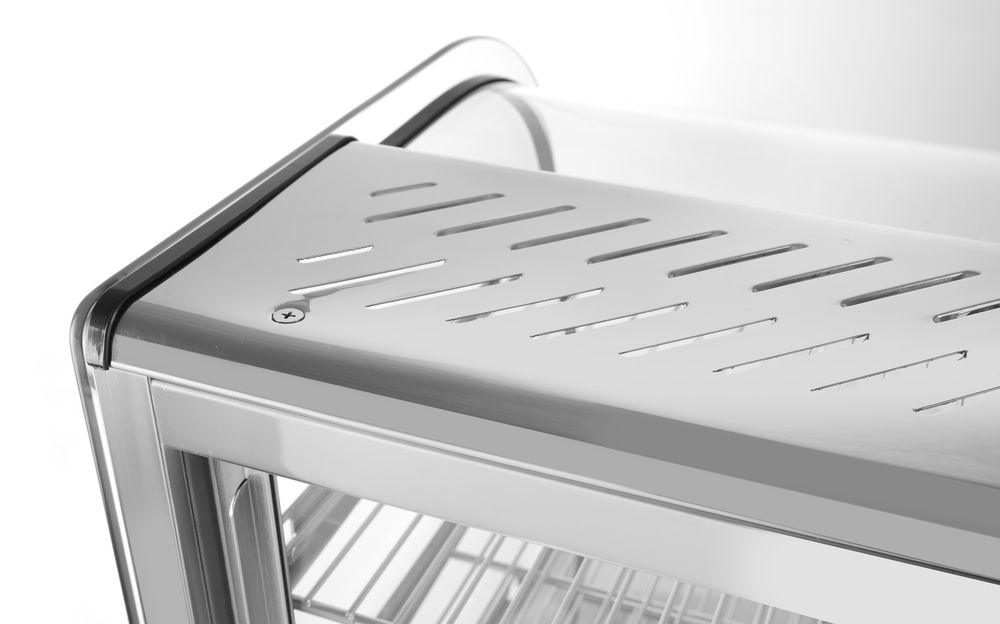 Vitrine de table chauffante trois niveaux, HENDI, 160 lites, 230V/1500W, 857x568x(H)686mm