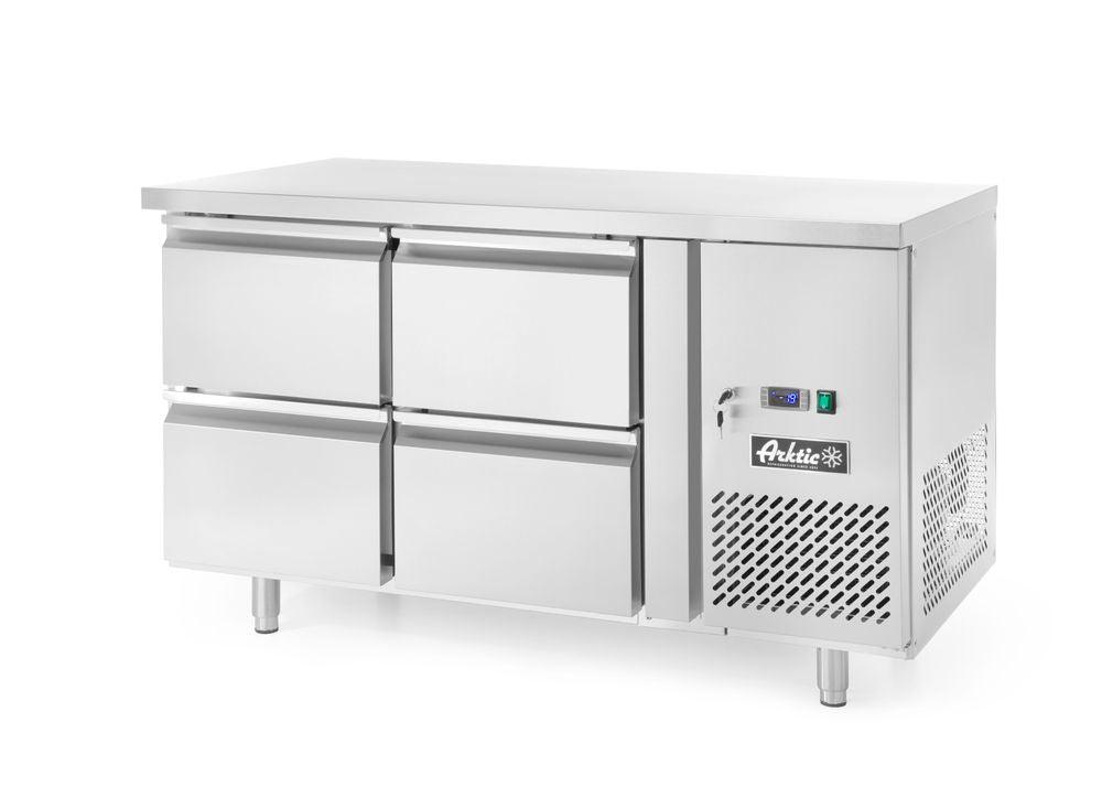 Réfrigérateur comptoir avec quatre tiroirs Profi LIne 280L, Arktic, Profi Line, 230V/250W, 1360x700x(H)850mm