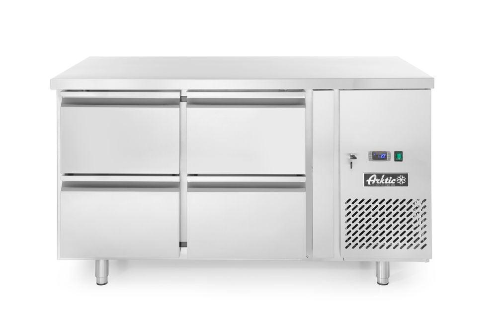 Réfrigérateur comptoir avec quatre tiroirs Profi LIne 280L, Arktic, Profi Line, 230V/250W, 1360x700x(H)850mm