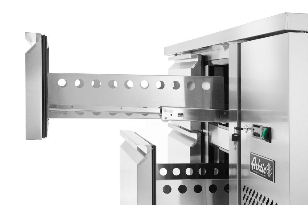 Réfrigérateur comptoir avec quatre tiroirs Profi LIne 280L, Arktic, Profi Line, 230V/250W, 1360x700x(H)850mm