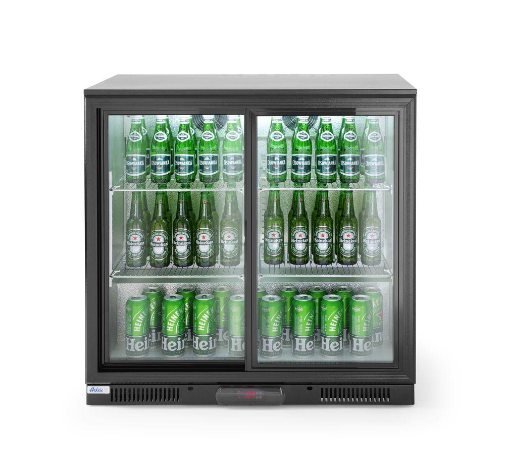Arrière de bar réfrigéré portes coulissantes 197 L, Arktic, 220-240V/160W, 900x500x(H)900mm