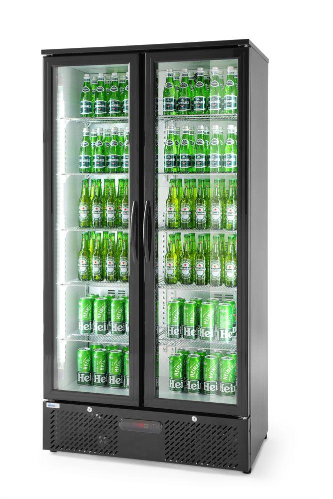 Vitrine de présentation boissons double portes 448L, Arktic, 220-240V/300W, 900x515x(H)1820mm