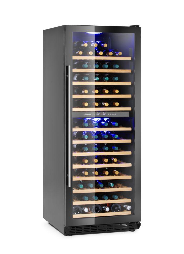 Cave à vin à double zone, 135 bouteilles, Arktic, 387L, 220-240V/130W, 595x680x(H)1625mm