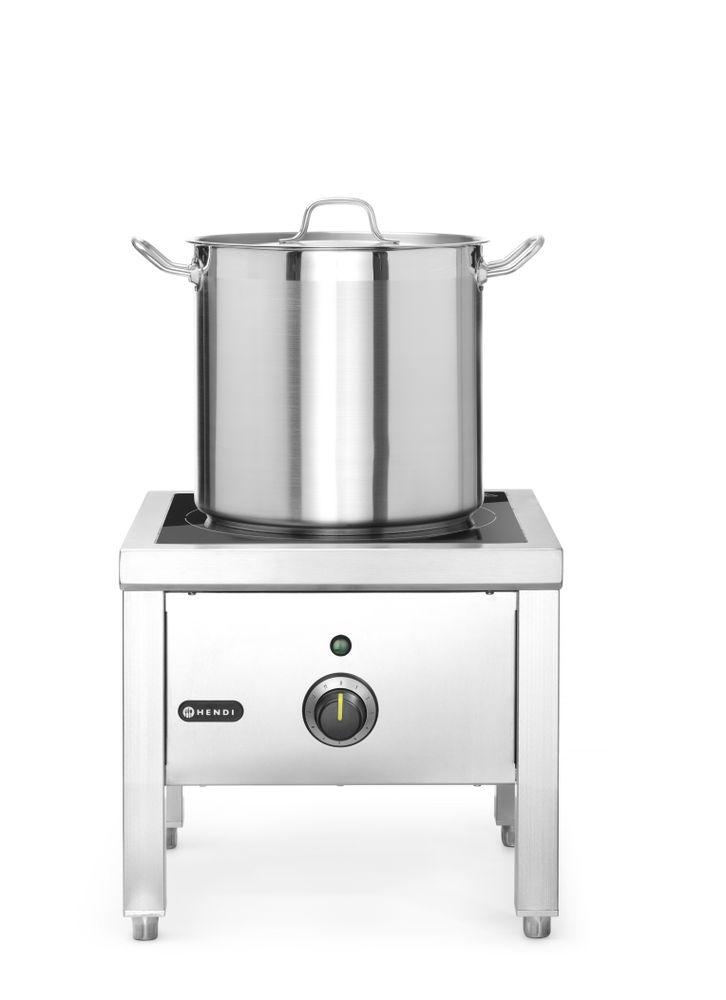 Réchaud à induction haute puissance, HENDI, 400V/5000W, 400x400x(H)380mm