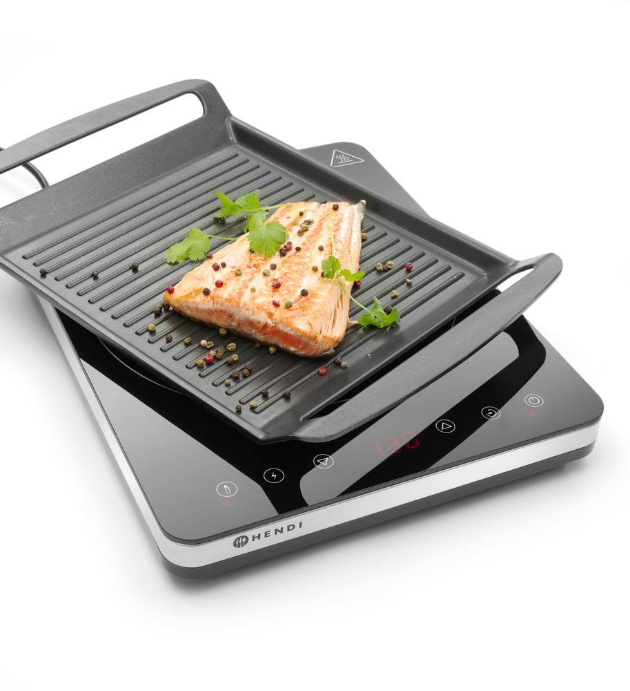 Plaque de cuisson à induction modèle 2000, HENDI, Kitchen Line, 230V/2000W, 296x370x(H)46mm