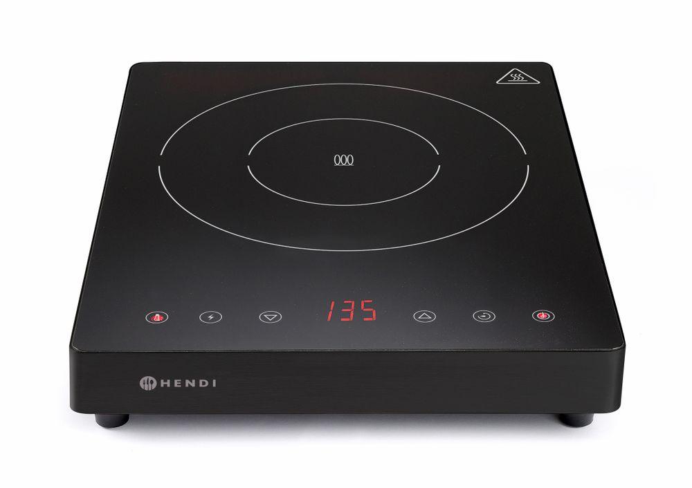 Plaque de cuisson à induction 2000W Kitchen Line, HENDI, Kitchen Line, 230V/2000W, 293x373x(H)56mm