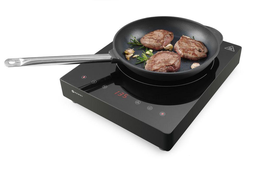Plaque de cuisson à induction 3500W Kitchen Line, HENDI, Kitchen Line, 230V/3500W, 337x417x(H)85mm