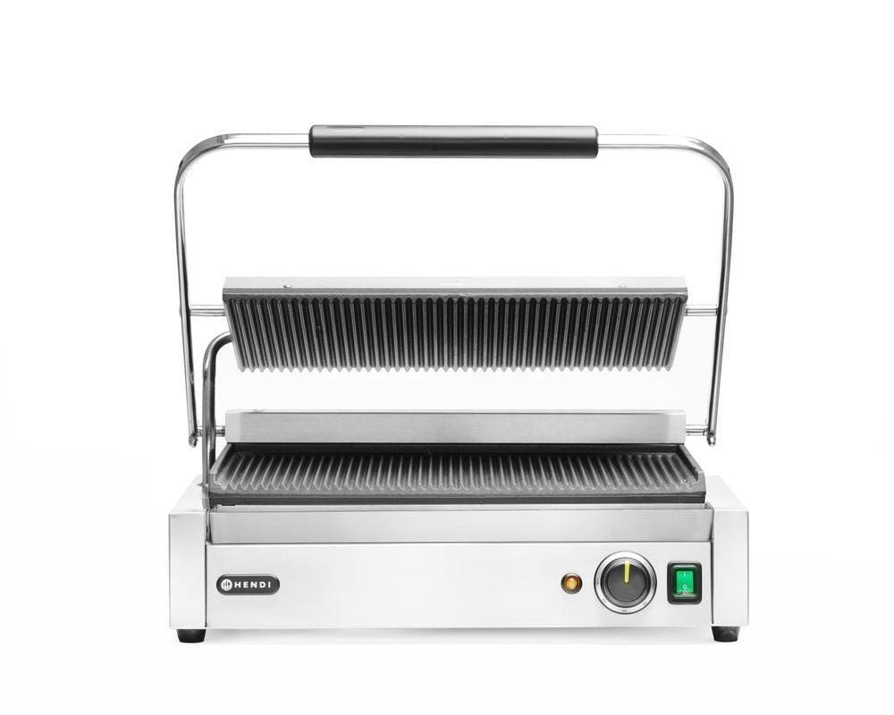 Grill de contact Panini XL, HENDI, 230V/2700W, 548x415x(H)210mm