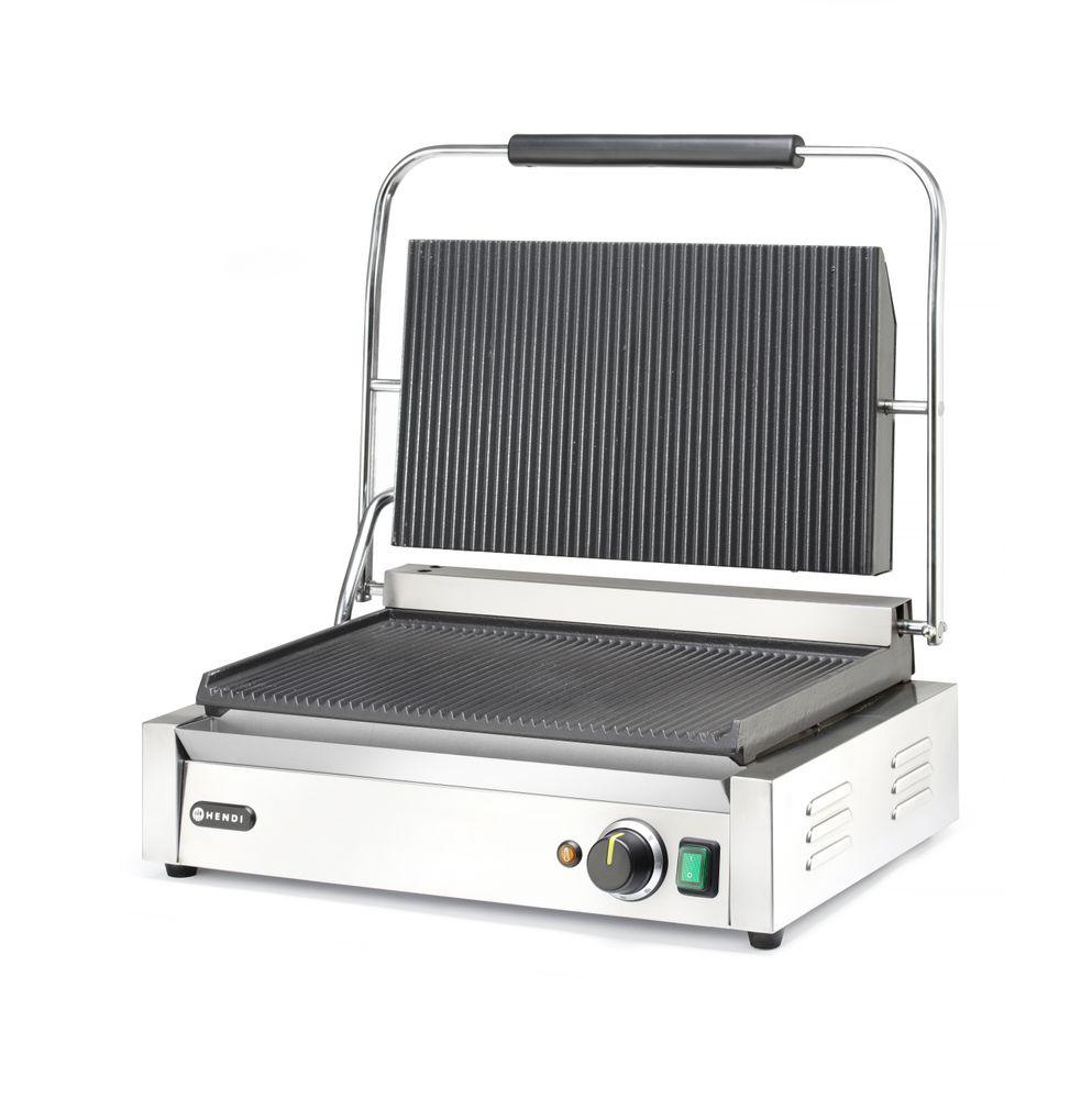 Grill de contact Panini XL, HENDI, 230V/2700W, 548x415x(H)210mm
