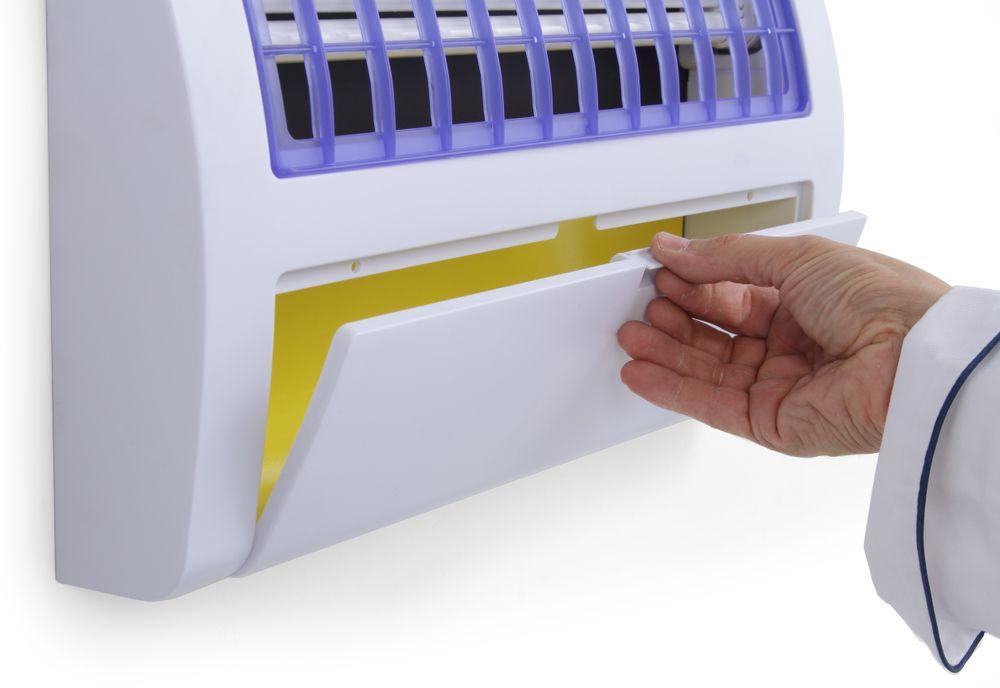 Destructeur d'insectes avec plaque collante - 120m², HENDI, 230V/36W, 475x80x(H)283mm