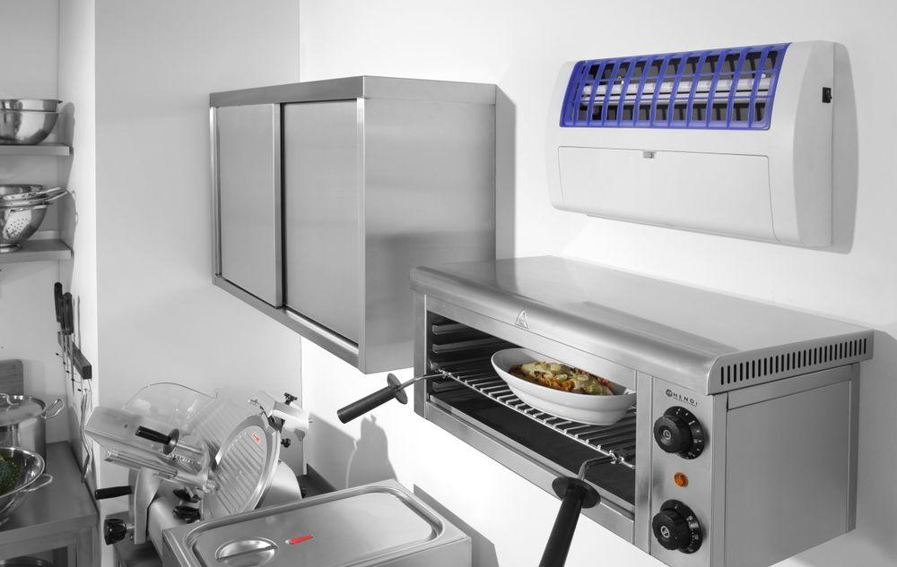 Destructeur d'insectes avec plaque collante - 120m², HENDI, 230V/36W, 475x80x(H)283mm