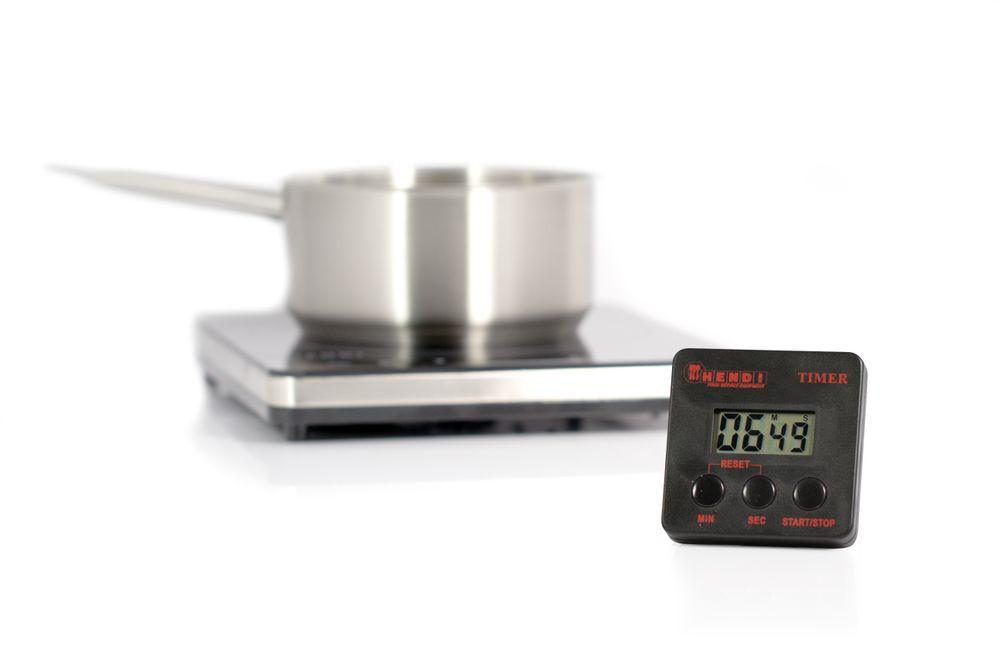 Minuteur de cuisine numérique, HENDI, 67x20x(H)67mm