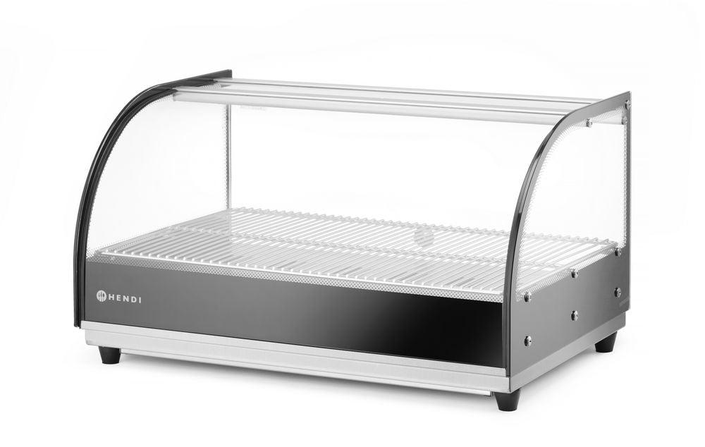 Vitrine de table chauffante un niveau, HENDI, un niveau, 230V/400W, 554x376x(H)311mm