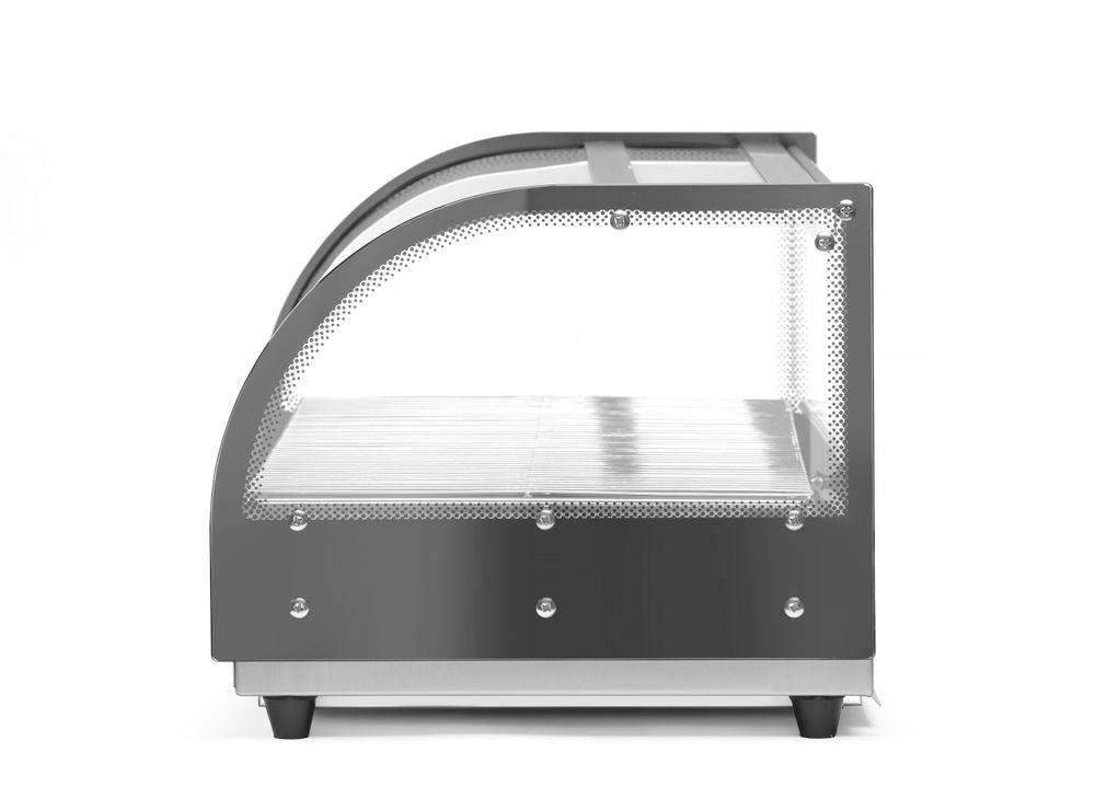 Vitrine de table chauffante un niveau, HENDI, un niveau, 230V/400W, 554x376x(H)311mm