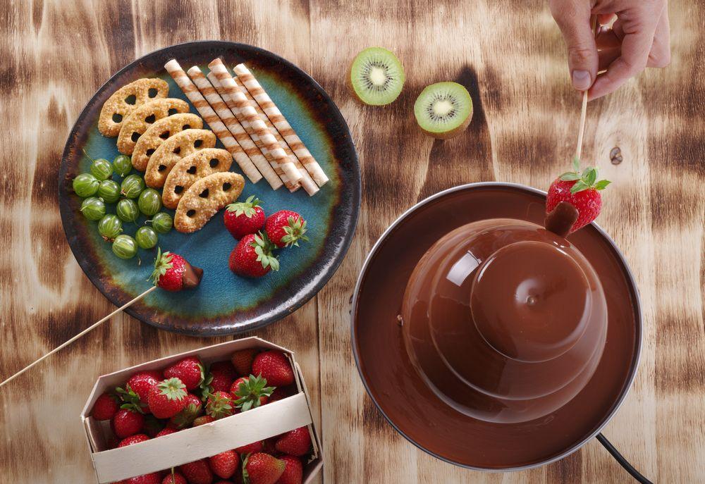 Fontaine à chocolat 3 niveaux, HENDI, 230V/170W, ø210x(H)400mm