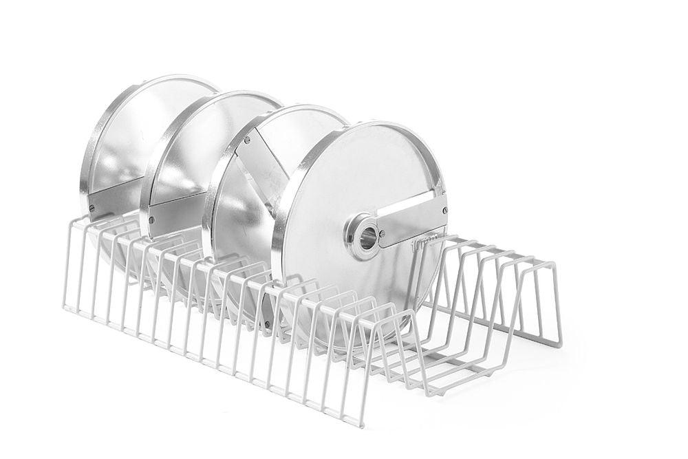 Porte-disques pour 18 disques coupe-légumes, HENDI, 400x250x(H)90mm