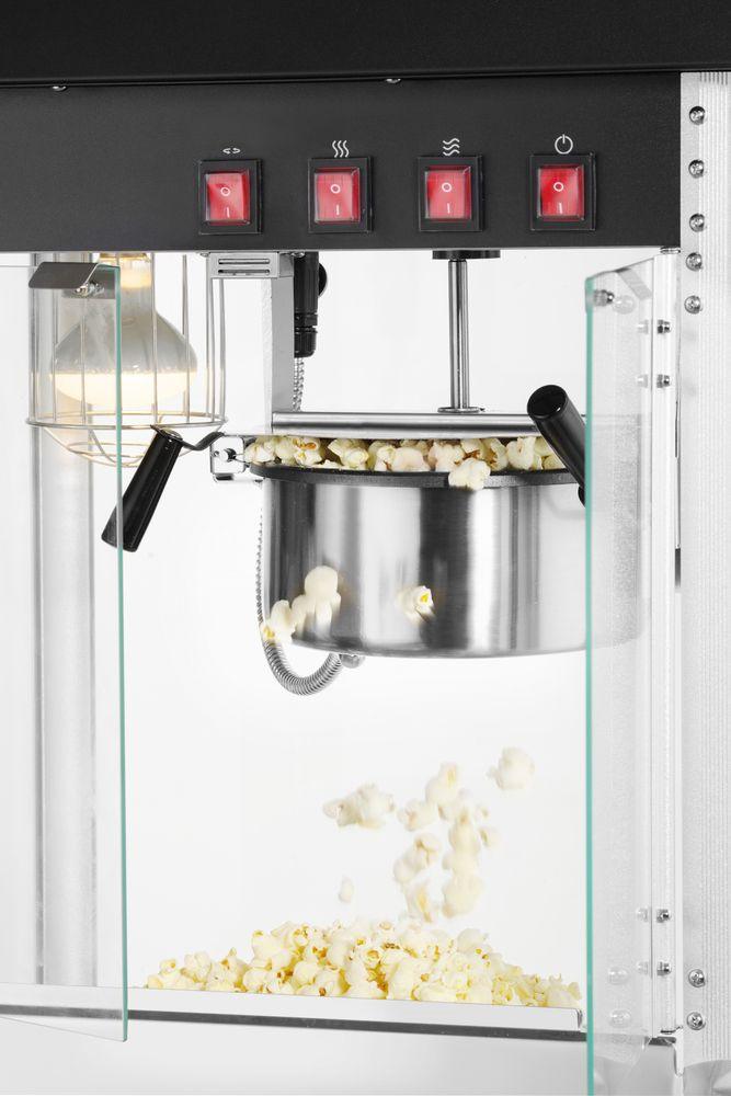 Machine à pop-corn, HENDI, Noir, 230V/1500W, 560x420x(H)770mm