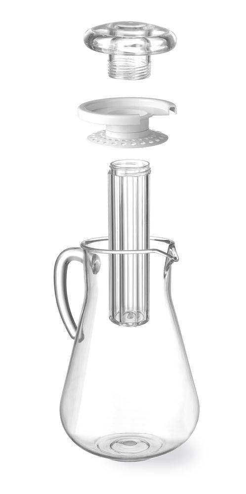 Pichet avec tube à glaçons, HENDI, 2,2L, ø150x(H)260mm