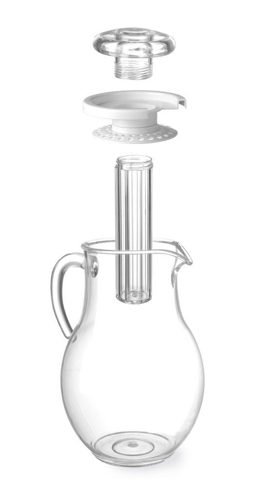 Pichet avec tube à glaçons, HENDI, 3L, ø170x(H)285mm