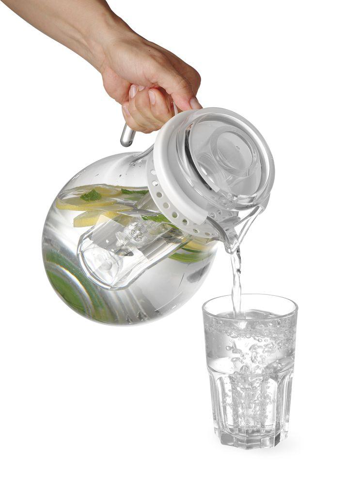 Pichet avec tube à glaçons, HENDI, 3L, ø170x(H)285mm