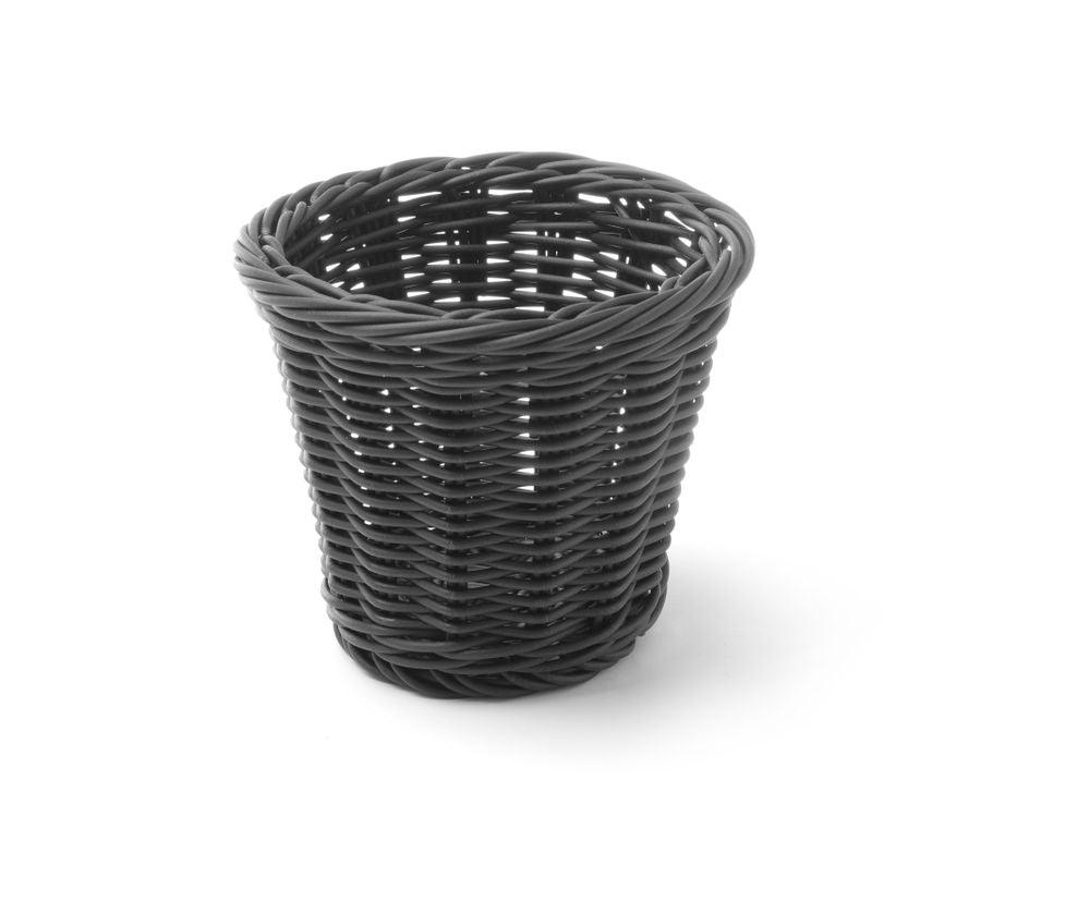 Panier snack, HENDI, Noir, ø130x(H)110mm