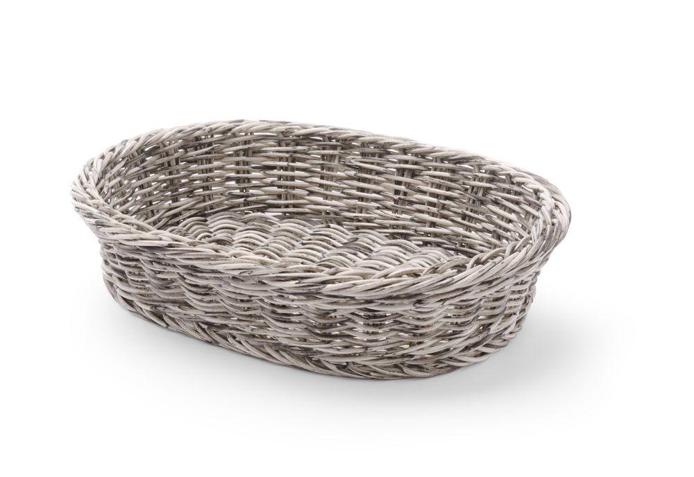 Corbeille à pain ovale, HENDI, Gris, 320x230x(H)70mm
